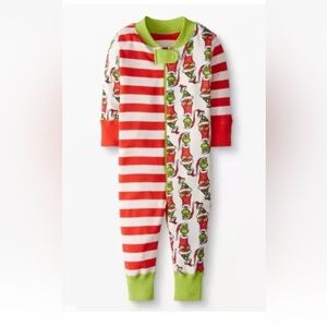 Hanna Andersson Grinch Zippered Pajamas